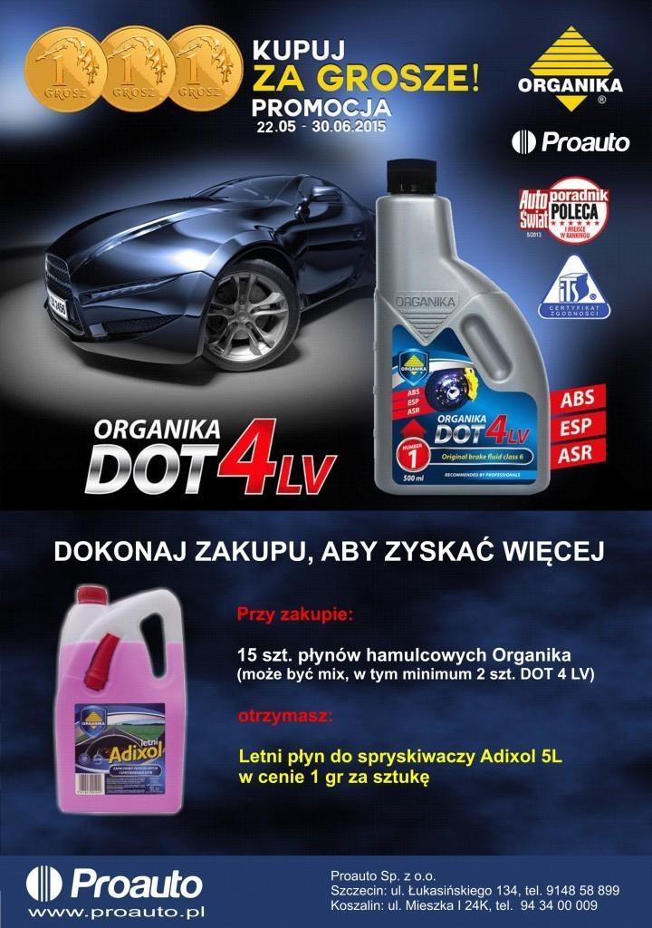 promocja hamulcoa organika proauto na  strone 720x1024 - Promocja płynów hamulcowych Organika