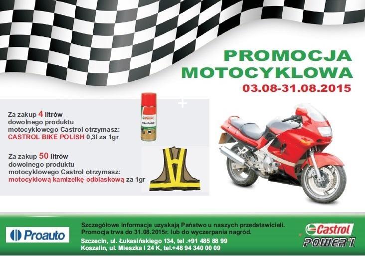 ulotka motocyklowka 1 - Promocja motocyklowa CASTROL