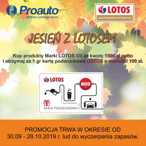 Jesien board - Promocja Jesień z Lotosm