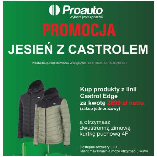 Jesień z castrolem board - Promocja Jesień z Castrolem