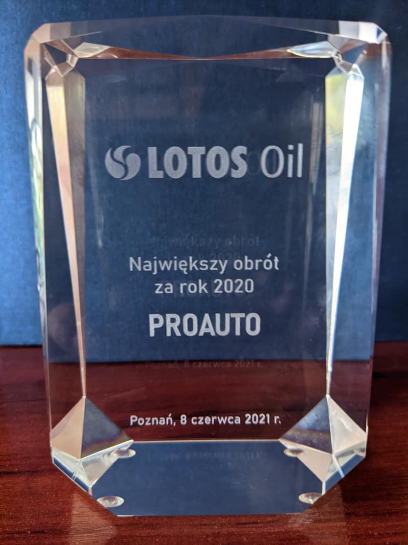 nagroda lotos 2 - Proauto Znowu Najlepsze !
